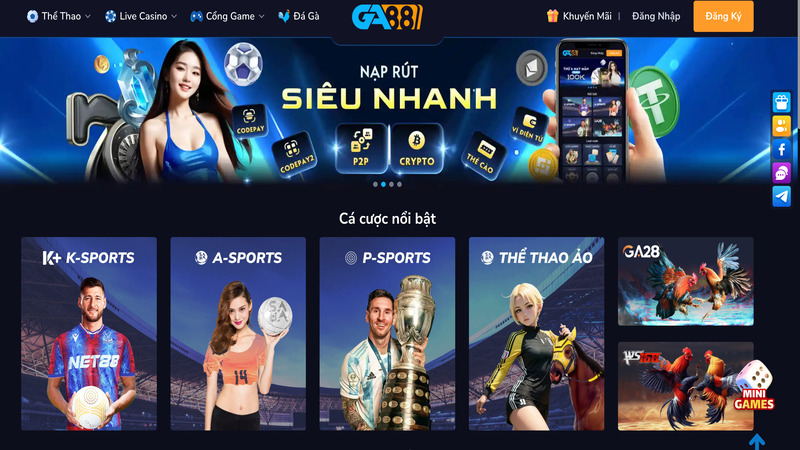 Đăng ký GA88 là bước đầu tiên để tham gia hệ thống giải trí trực tuyến hấp dẫn