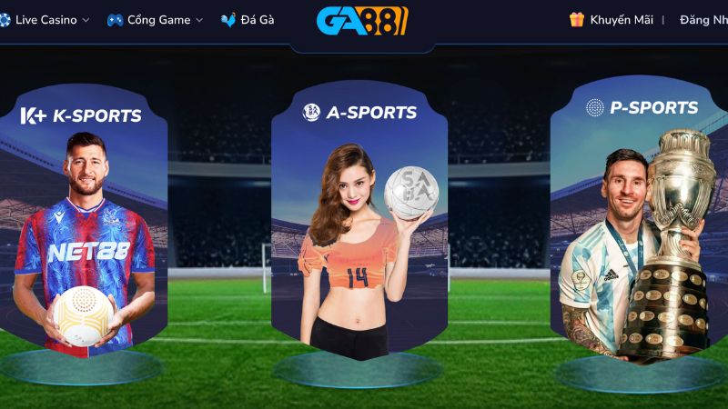 Trải nghiệm thể thao GA88 với hàng loạt kèo cược hấp dẫn